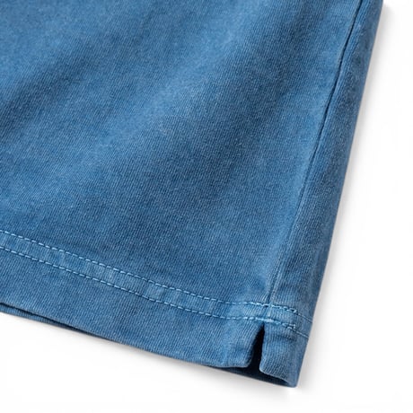 Jackman"pigment dye pocket T-Shirts"(fade blue) unisex