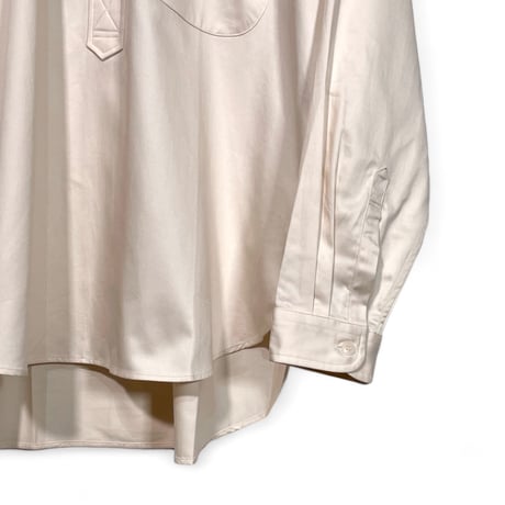 ASEEDONCLOUD"Handwerker organic cotton HW pull on shirts"(ivory)unisex