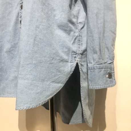TigreBrocante"indigo chambray india stand shirts"(fade)unisex