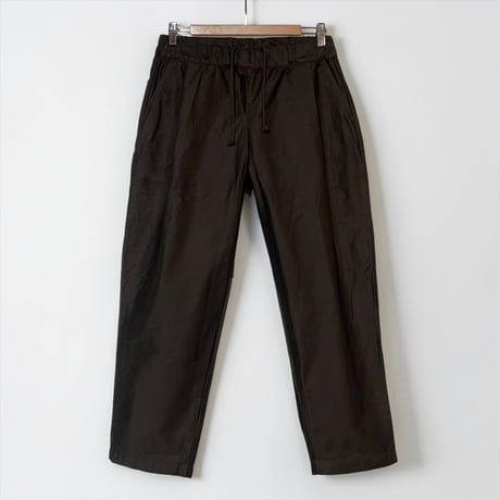 COLINA CAPERTICA "natural dyed moleskin Peg Top Easy Pants"(log wood) unisex
