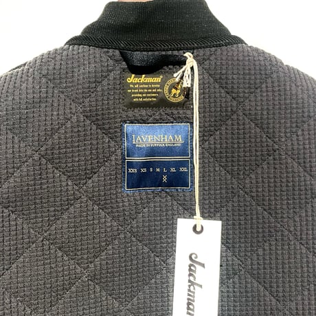 Jackman"Lavenham ×Jackman Bomber Gilet"(black)unisex