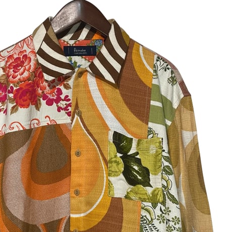 TigreBrocante"Euro Vintge Curtain MIX Venice Beach Long Sleeve Shirts"(asst)size S