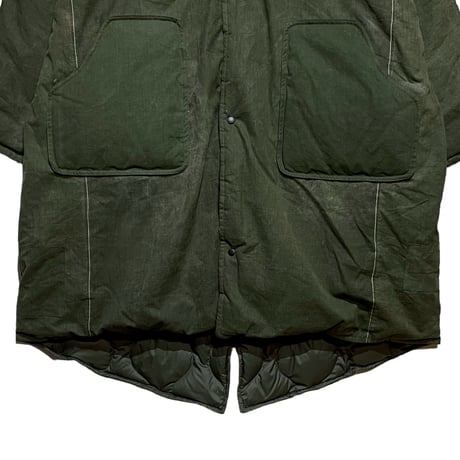 Slow Hands "recycle tent down coat for archive exclusive"(olive×olive)M-A(unisex)