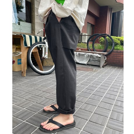 Jackman"Back Nep Umps Pants"(black) unisex