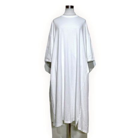 CAERULA PER LIGHTS"jersey back flare OP"(white)women's