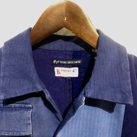 TigreBrocante"euro work remake stallman coat"(navy asst)women's