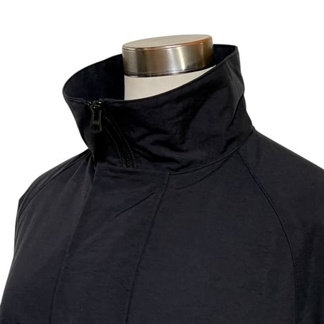 amne "nylon OX covered coat" (black) unisex