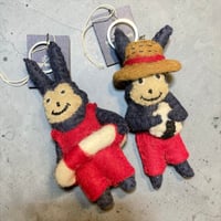 TigreBrocante "浮き輪 & おにぎり Nougty keyholder"