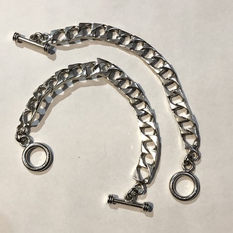 TAXCO VINTAGE "sterling silver square link bracelet"unisex