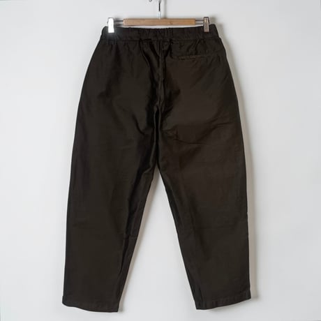COLINA CAPERTICA "natural dyed moleskin Peg Top Easy Pants"(log wood) unisex