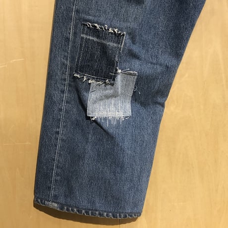 KNIFEWING"USA501 remake women's wide pants"(A)