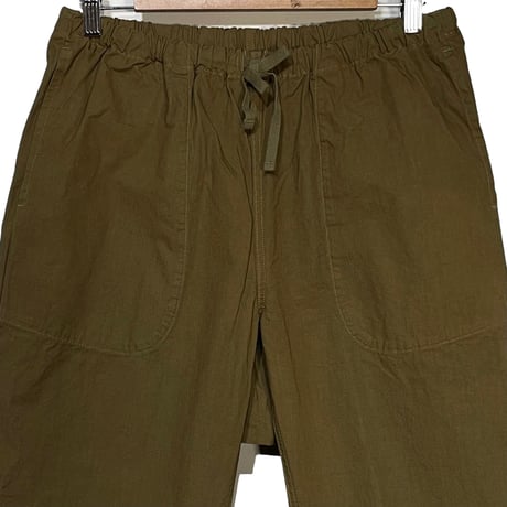 TigreBrocante"zimbabwe cotton tagosaku long pants“(beige) unisex