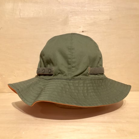 KNIFE WING"US ARMY  REVERSIBLE SUN HAT"(olive×orange)