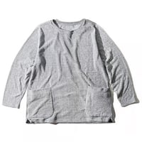 HOLIDAY TRUNKS"homebody3 Pile Long sleeve tee Ver2.0(snow gray)unisex