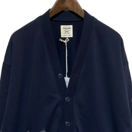 Jackman"grace sweat cardigan"(dark navy)unisex