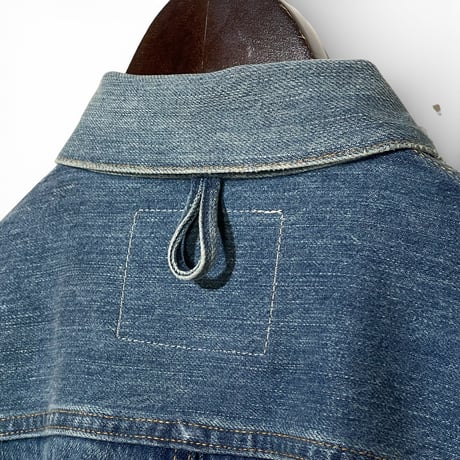 H.UNIT "13.5oz selvage deinim work jacket used wash"( indigo)unisex