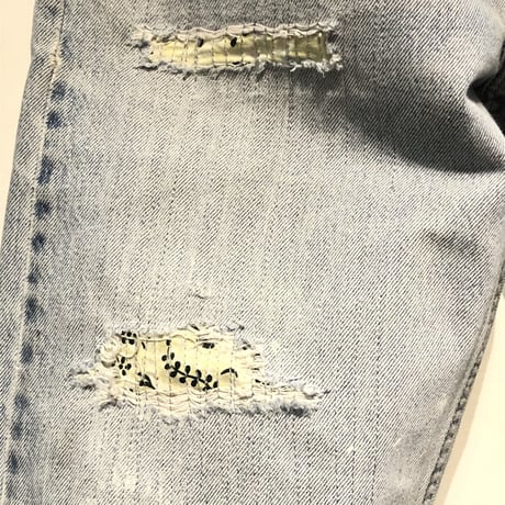 KNIFEWING "rebuild series" used US Levi's bandana remake(78A)unisex