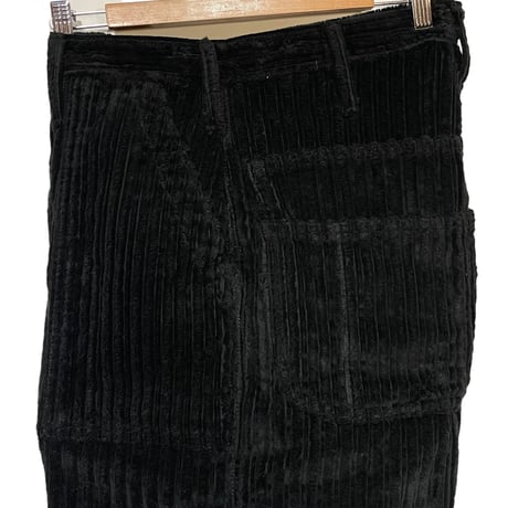 FUNSET OF ART “jumbo cord utility pants"(black)unisex