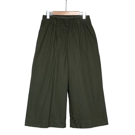 TigreBrocante"zinbabwe wide 8分丈 pants“(khaki)women's