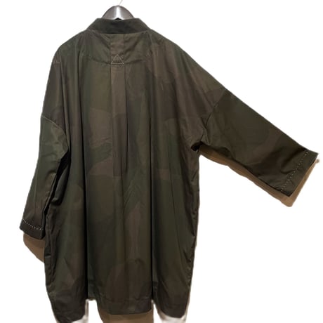 FUNSET OF ART “high density gaba camouflage taishou coat"(brown)unisex