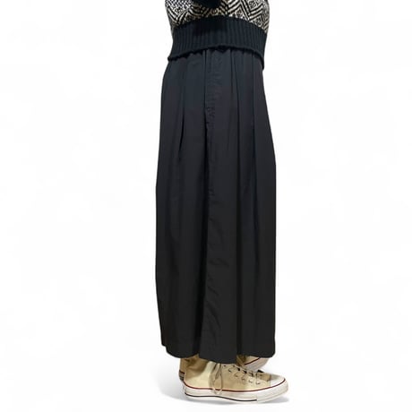 TigreBrocante"80typewriter big tuck culottes“(navy)women's