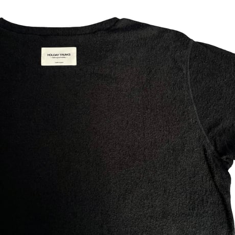HOLIDAY TRUNKS"homebody3 Pile Long sleeve tee Ver2.0(black)unisex