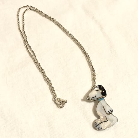indian jewelry"s,comosana zuni inlay snoopy top"