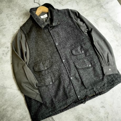 PORTRAITE"over vest"(charcoal tweed)unisex