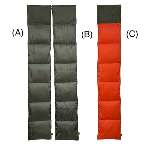 Slow Hands "recycle tent down neck warme"(olive)