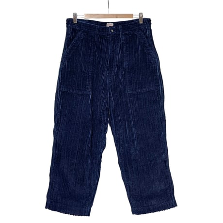 FUNSET OF ART “jumbo cord utility pants"(indigo)unisex