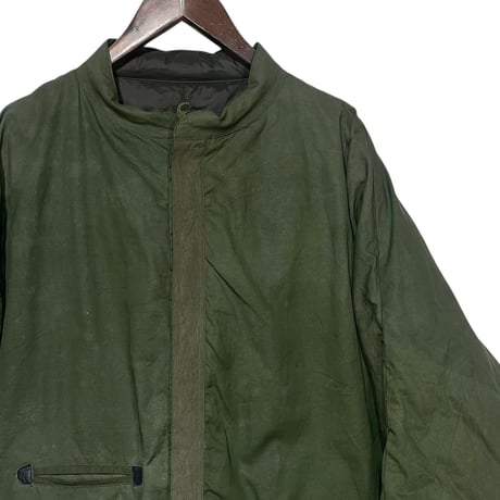 Slow Hands "recycle tent yeti down coat"(olive×olive)MA-unisex