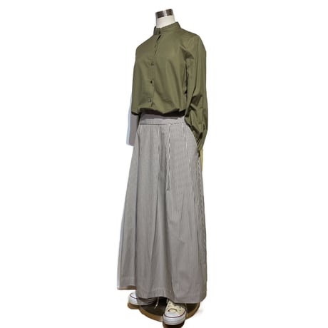 amne "STRIPE skirt" (brown) women’s