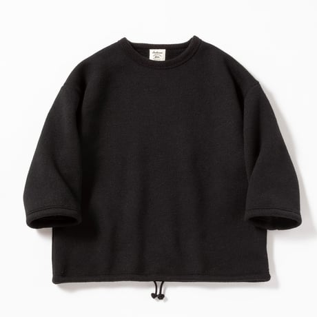 Jackman"wool himo crew"(black)unisex