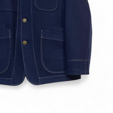ASEEDONCLOUD"Handwerker melton denim HW meeting jacket"(blue)unisex