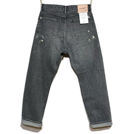H.UNIT "14oz denim 5P customize" (black) unisex