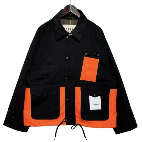 PORTRAITE"classic field jacket short"(hi-vis orange)unisex