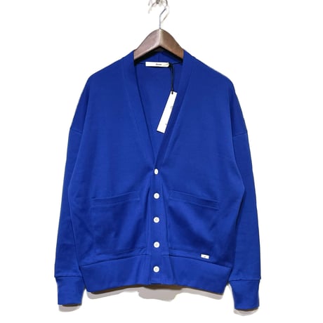 amne "giza round cardigan" (blue) unisex