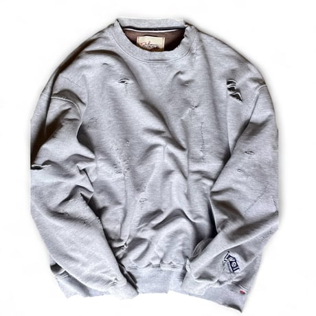 SUBTLE Re label "used damage sweat" (unisex) B
