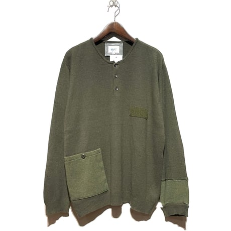 yoused "cashmere remake patchwork sweater(asst)unisex 2(A)