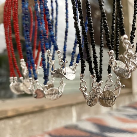 mandi antique beads collection "small beads anklet"(unisex)