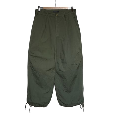 TigreBrocante"cord stripe darts wide pants"(khaki)unisex