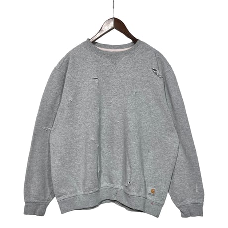 SUBTLE Re label "used damage sweat" (unisex) A