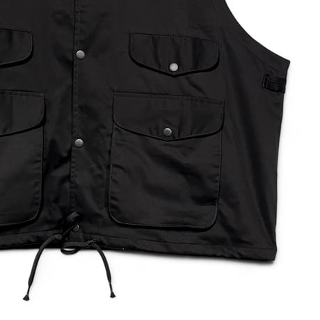 PORTRAITE"over vest"(cotton twill black)unisex