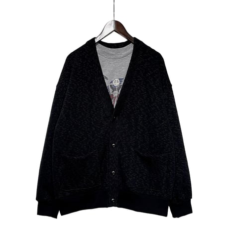 Jackman"slub knit cardigan"(black) unisex