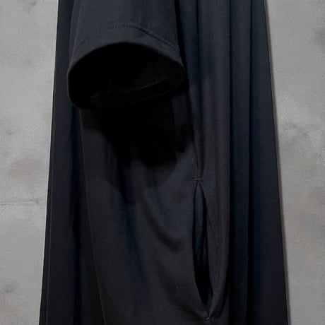 CAERULA PER LIGHTS"30/Jersey back flare OP"(black)unisex
