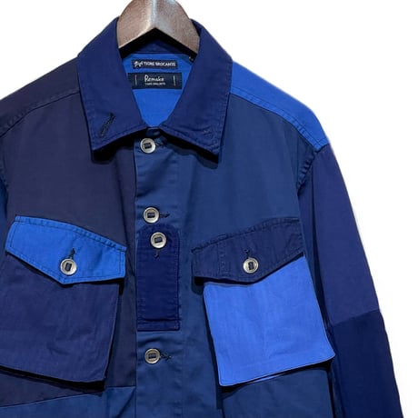 TigreBrocante"euro work mix parachute button jacket-S"(navy mix)unisex