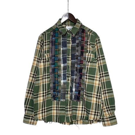 yoused "flannel PW dress shirts"1A(one)unisex