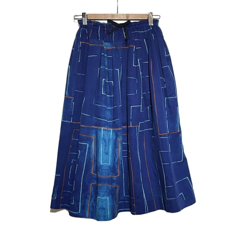 TigreBrocante"ficelle long skirt"(blue)women's