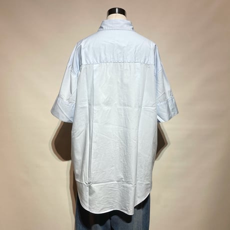 CAERULA "cotton broad trase shirts"(sax) women's