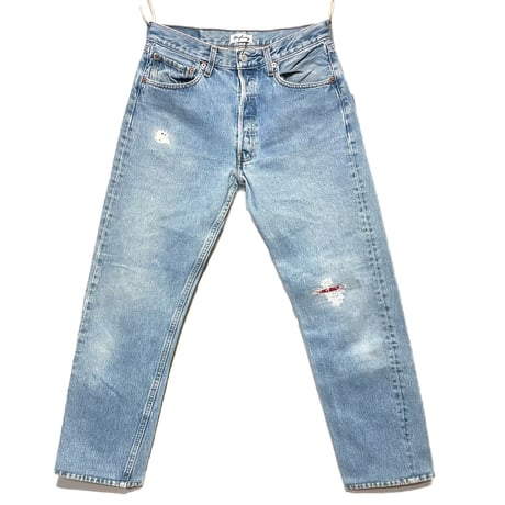 KNIFEWING "rebuild series" used US Levi's bandana crash denim(83A)unisex